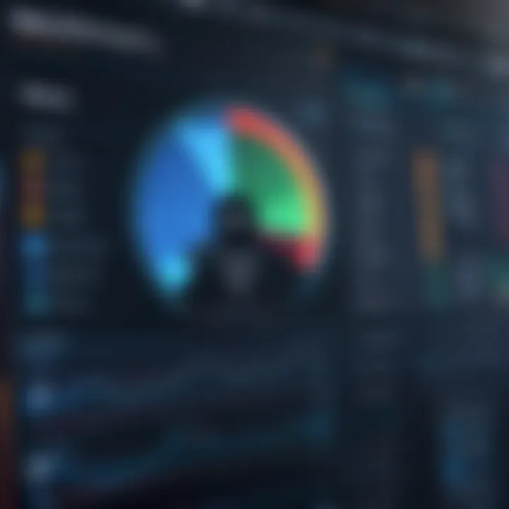 Performance metrics dashboard displaying key insights