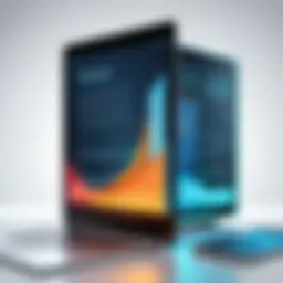 Abstract concept of digital transformation