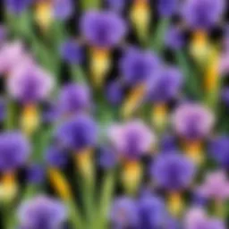 Visual representation of the Iris flower species