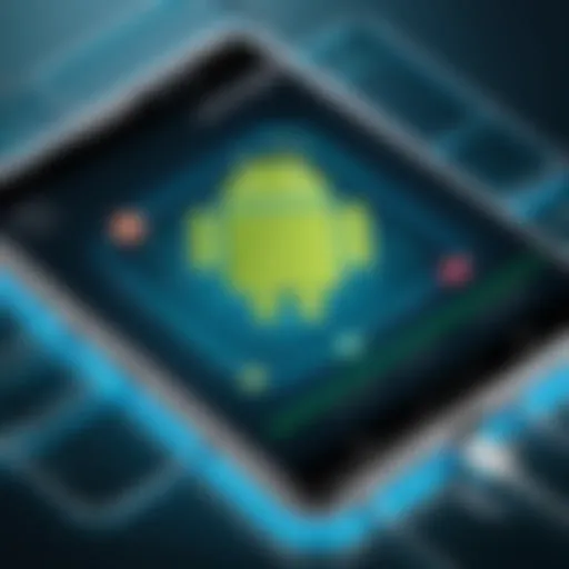 Conceptual representation of deep linking in Android