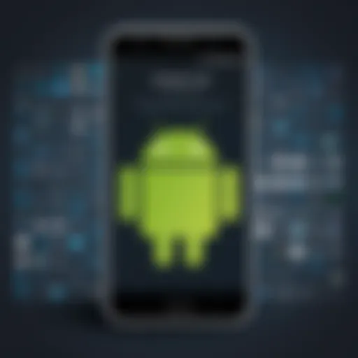 Innovative Android app interface showcasing user engagement