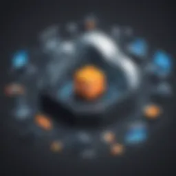 Cloud storage security concept