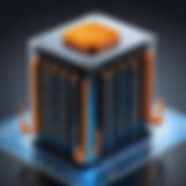 Serverless Computing in AWS Glue Depiction of serverless computing capabilities in AWS Glue, emphasizing scalability and efficiency.