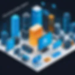 A visual representation of Azure PaaS architecture and components