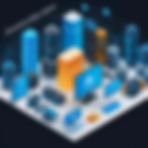 A visual representation of Azure PaaS architecture and components