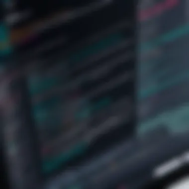 Example of Backend Language in Action Code snippet showcasing a popular backend language