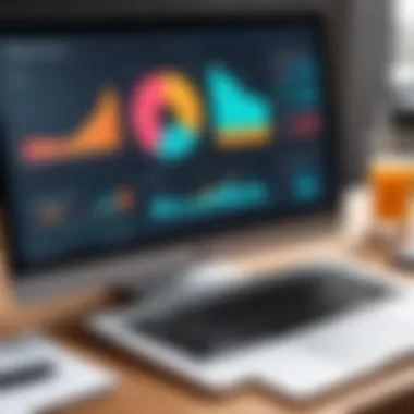 Measuring Blog Success through Analytics A detailed analytics dashboard showcasing blog performance.