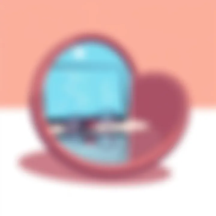 Reflection symbolizing post-interview analysis
