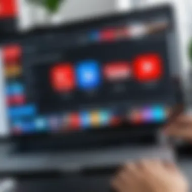 Diverse YouTube Downloader Applications A diverse collection of YouTube downloader applications displayed on various devices