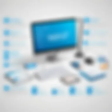 Infographic illustrating best practices for using freeware responsibly