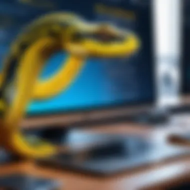 Best Coding Practices in Python Illustration showcasing best practices in coding