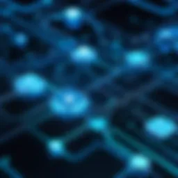 A visual representation of IoT devices interconnected in a network