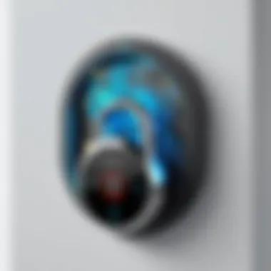 Security Challenges in IoT A digital lock symbolizing security challenges in IoT
