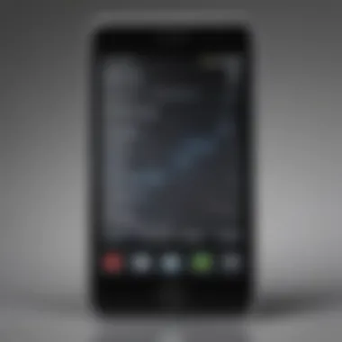 Crystal-Clear Call Quality Display Close-up of a basic CDMA phone display showing call quality