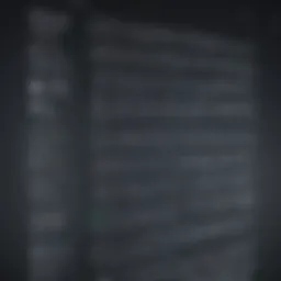 Illustration of a coding language