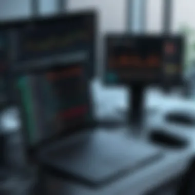 Illustration of command-line tools being used for network monitoring