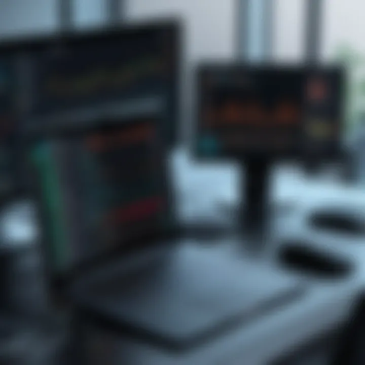 Illustration of command-line tools being used for network monitoring