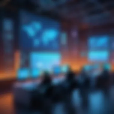 Engagement in Technology Communities A vibrant community gathering, highlighting the engagement among technology enthusiasts in coding contests and forums.