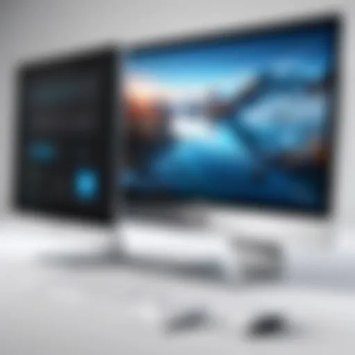 Sleek All-in-One PC showcasing modern design