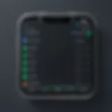 Overview of Android device settings interface