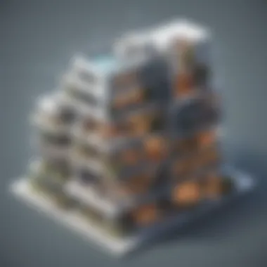Abstract Architectural Sketch Abstract architectural sketch representing the complexity of application design