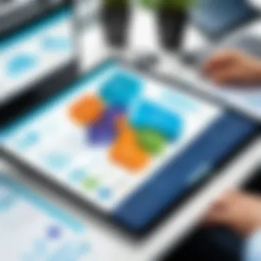 Key Features of Alteryx Illustration of Alteryx's key features including data blending and advanced analytics capabilities.