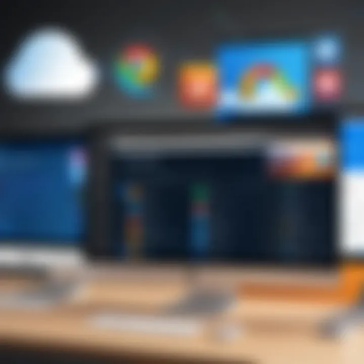 A visual representation of various web browsers displaying a consistent user experience.