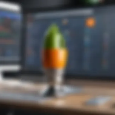 Key Features of Blender Editing Software Diagram showcasing Blender's key features