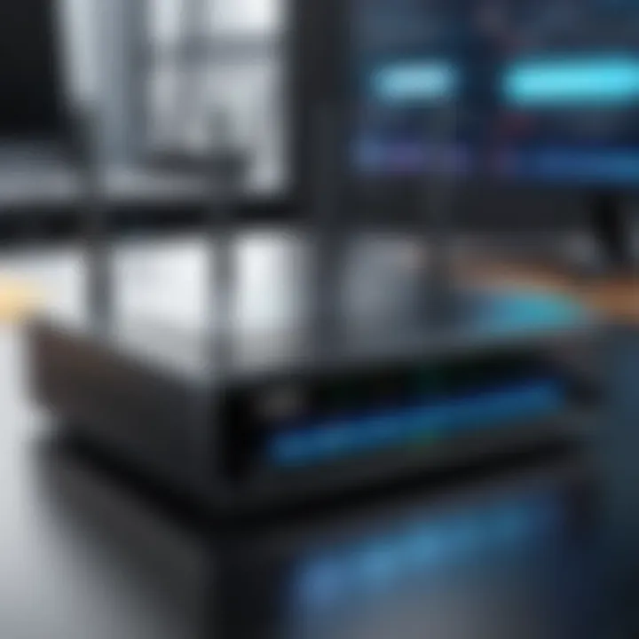 Illustration of security settings for routers