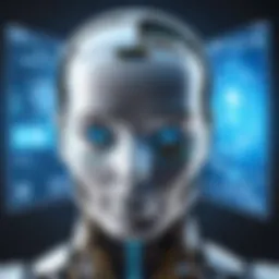 Conceptual representation of artificial intelligence technology