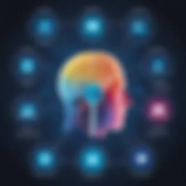 Diagram representing unsupervised learning techniques