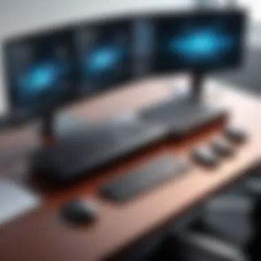 Productivity Boost with Dual Monitors Visual representation of enhanced productivity with dual monitors