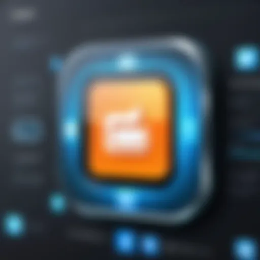 User interface layout for a social networking site
