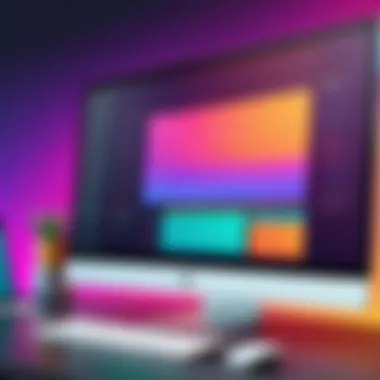 Applying CSS Styles to a Webpage Colorful CSS styles applied to a webpage layout.