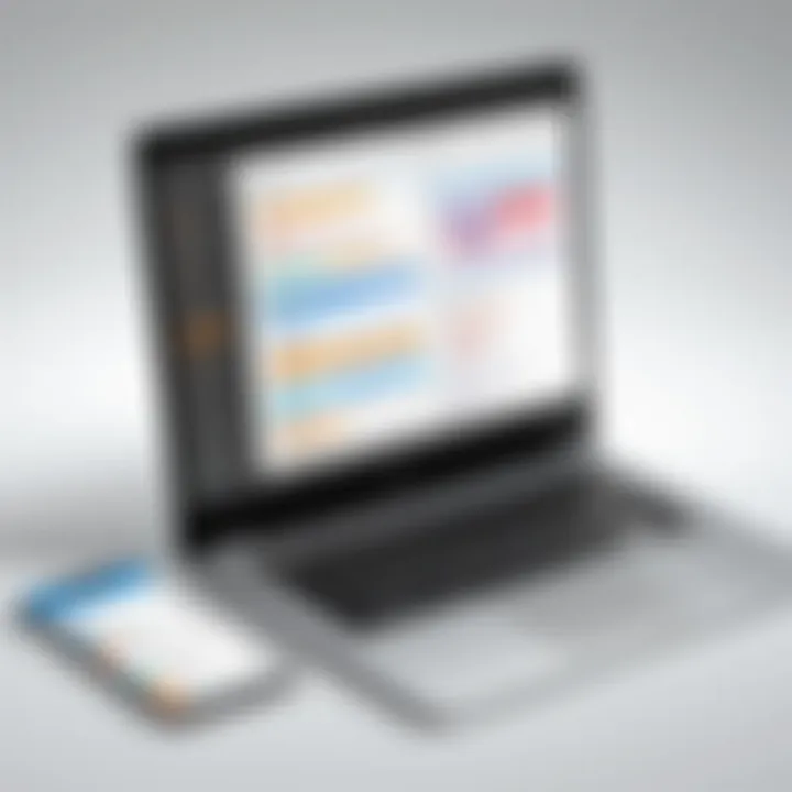 Illustration of PDF document transitioning to a CSV spreadsheet