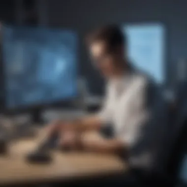 Multitasking Master at Work CPU executing multiple operations simultaneously