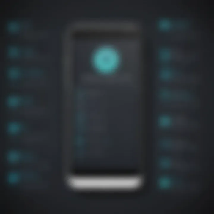 Digital resume customization options on smartphone