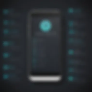 Digital Resume Customization Options on Smartphone Digital resume customization options on smartphone
