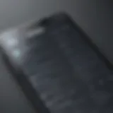 Innovative resume design on mobile screen
