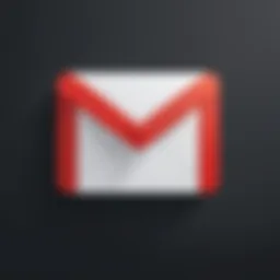 Gmail Logo with Email Interface