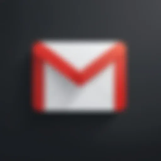 Gmail Logo with Email Interface