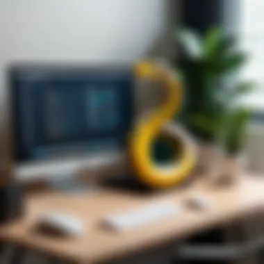 Setting Up Your Development Environment An illustration of a Python development environment setup
