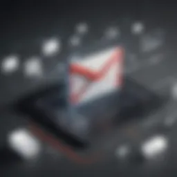 Abstract representation of email communication