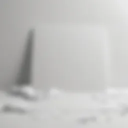 Abstract concept of a blank canvas symbolizing creative potential