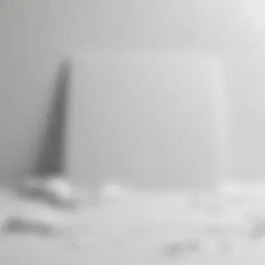Unleashing Creative Potential on a Blank Canvas Abstract concept of a blank canvas symbolizing creative potential