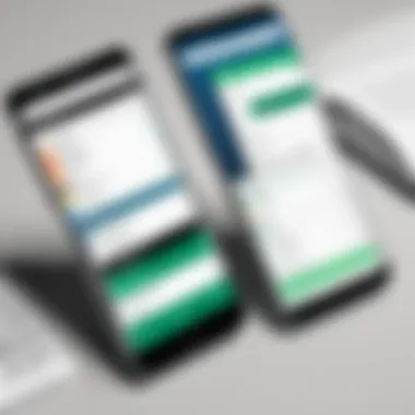 CSV File Management Tools on Smartphone CSV file management tools on smartphone screen