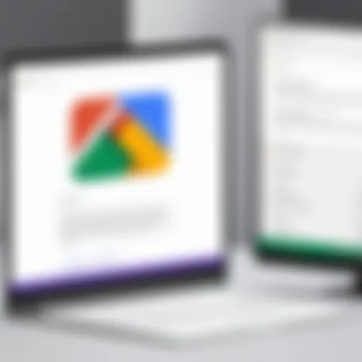 Customized Google Form layout showcasing brand colors