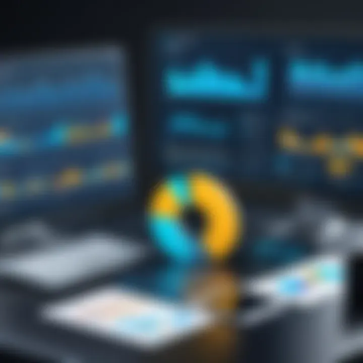 Visual representation of data analytics enhancing business strategies