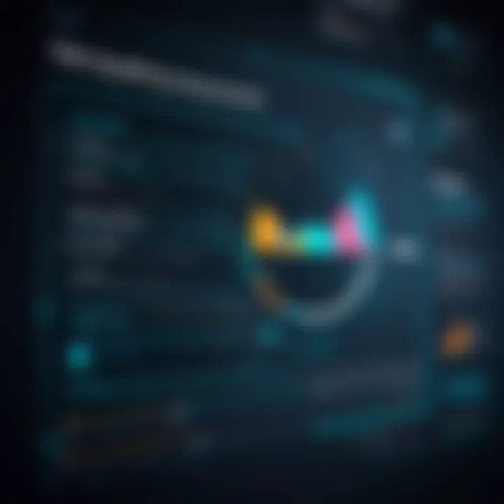 Visual representation of data quality metrics
