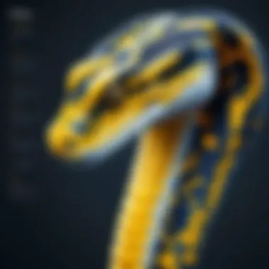 Python in Data Science Visual representation of Python code used in data analysis